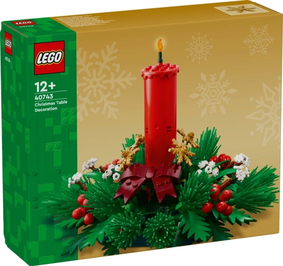 Decorazione da tavolo natalizia iconica LEGO