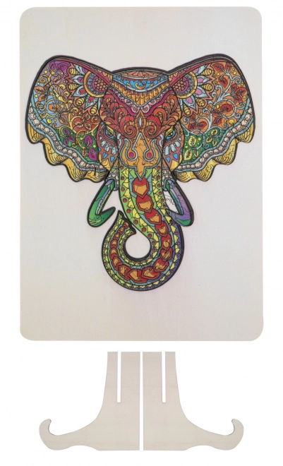 Moxy Elephant Outline Puzzle 132 Pieces