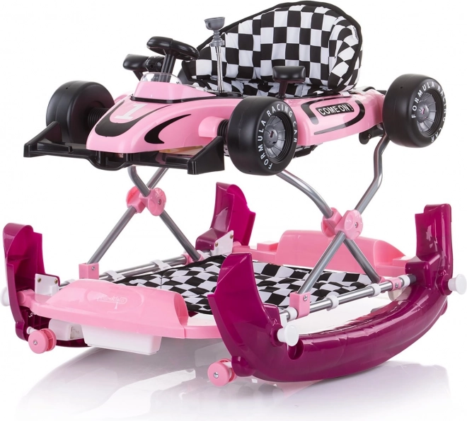 Interactive Walker Car Racer 4-in-1 Pink