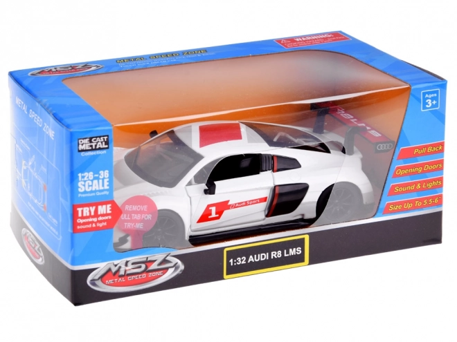 Metal Sports Car Model Audi R8 LMS