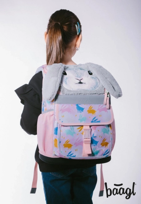 Zippy Bunny School Set: Backpack, Pencil Case, and Shoe Bag