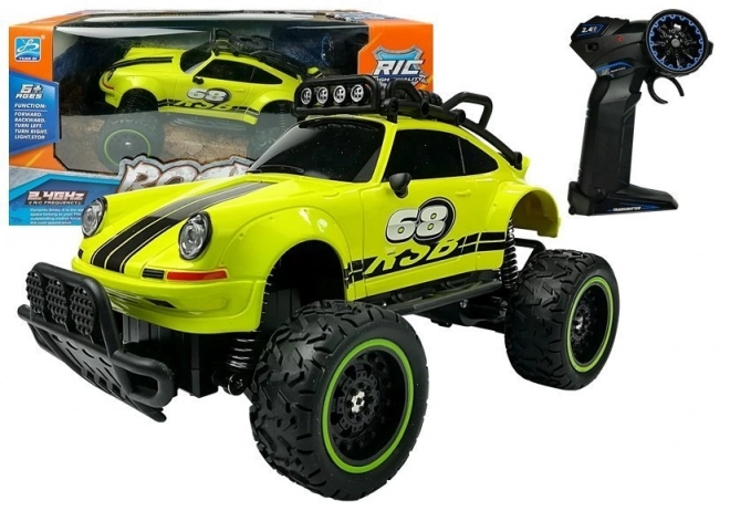 Remote Control Off-Road Beetle Car Green