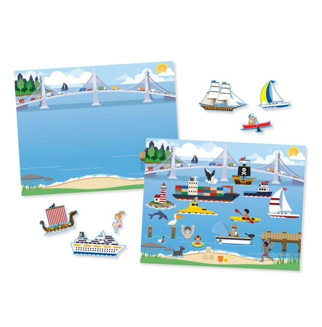 Melissa & Doug Reusable Vehicle Stickers