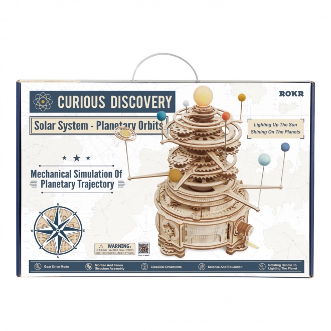 Rokr 3D Wooden Puzzle Solar System Orrery