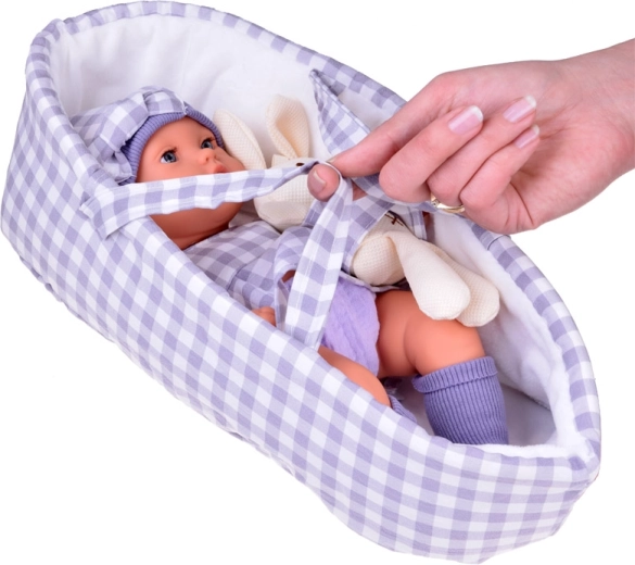 Fabric basket with handles for easy carrying