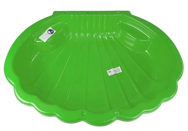 Green Shell Sandpit