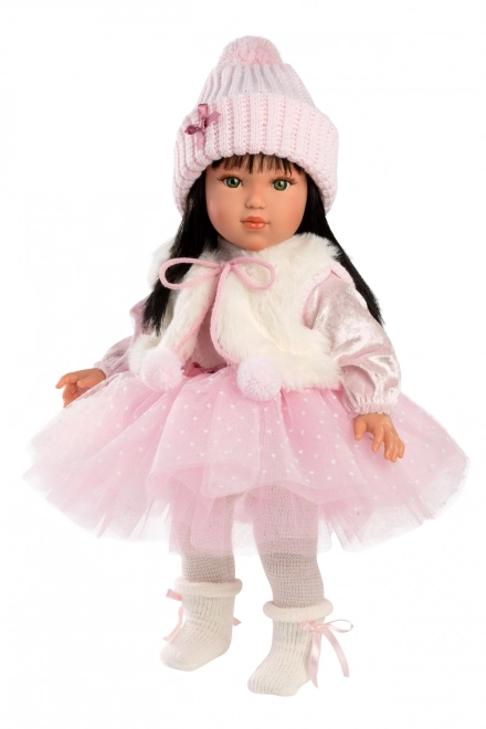 Realistic Doll with Soft Cloth Body 40 cm