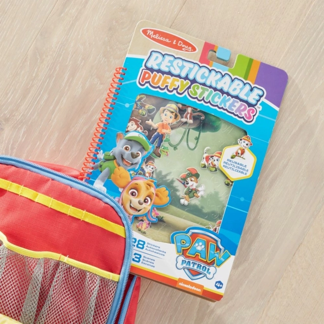 Paw Patrol Reusable Puffy Stickers - Jungle Edition