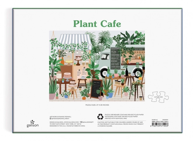 Galison Botanical Cafe Puzzle 1000 Pieces