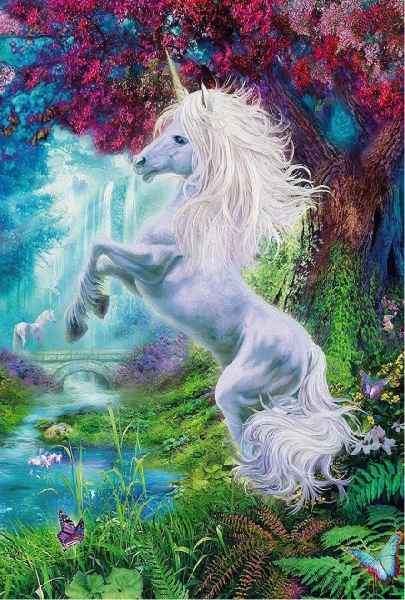 Schmidt Puzzle Unicorn in Enchanted Garden 60 Pieces