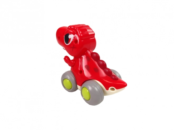 Dinosaur On Wheels Red T-Rex Figure