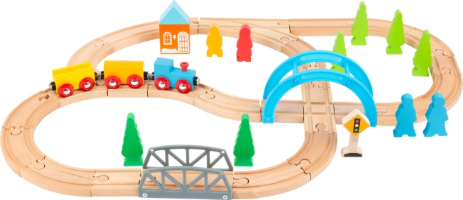 Wooden Train Set Journey