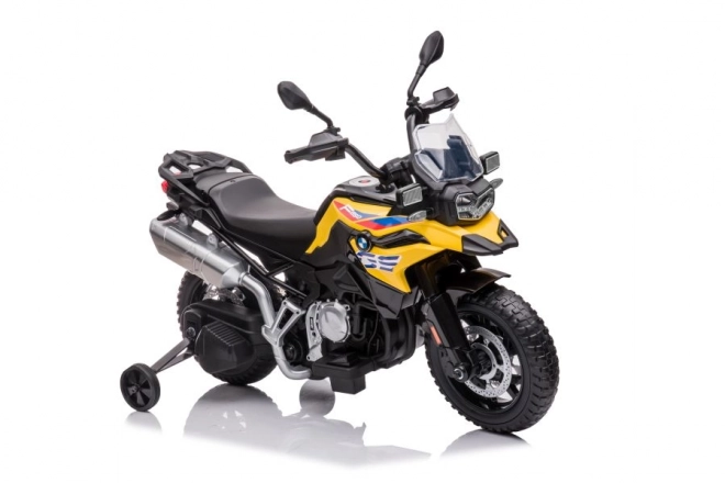 Yellow BMW F850 Battery Motorbike