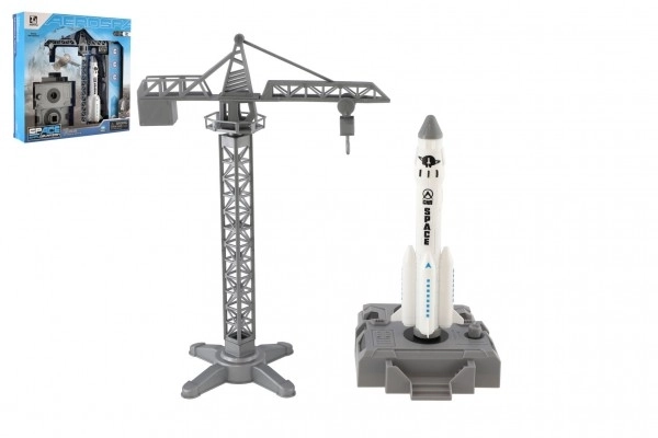 Space Shuttle with Crane and Launch Station