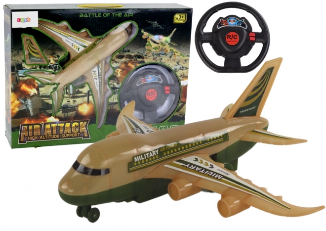 Remote Control Military Aircraft with Lights