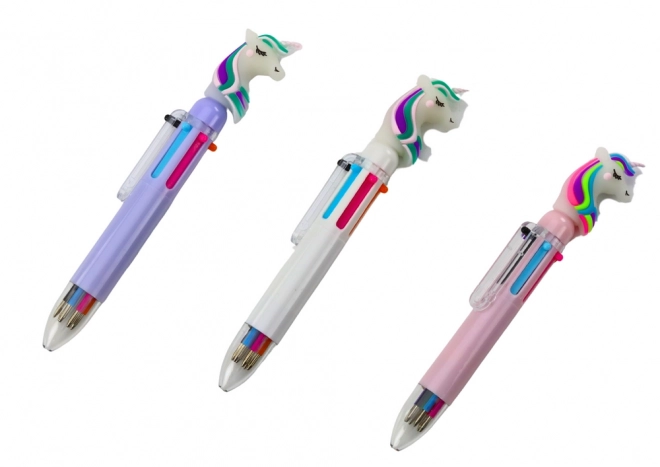 Multicolor Unicorn Pen with 6 Colors