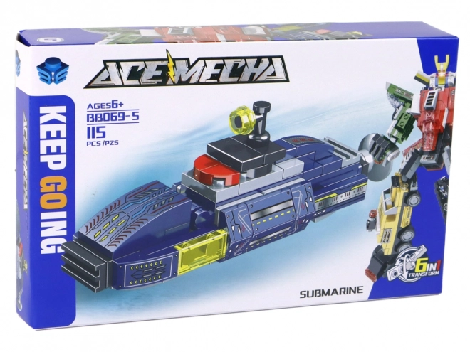 Submarine Building Blocks Set