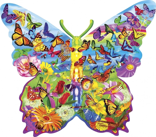 Butterfly Surprise Outline Puzzle 1000 Pieces