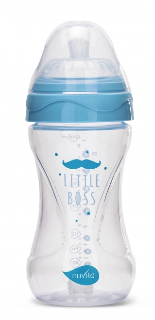 Nuvita Baby Feeding Bottle Transparent Blue