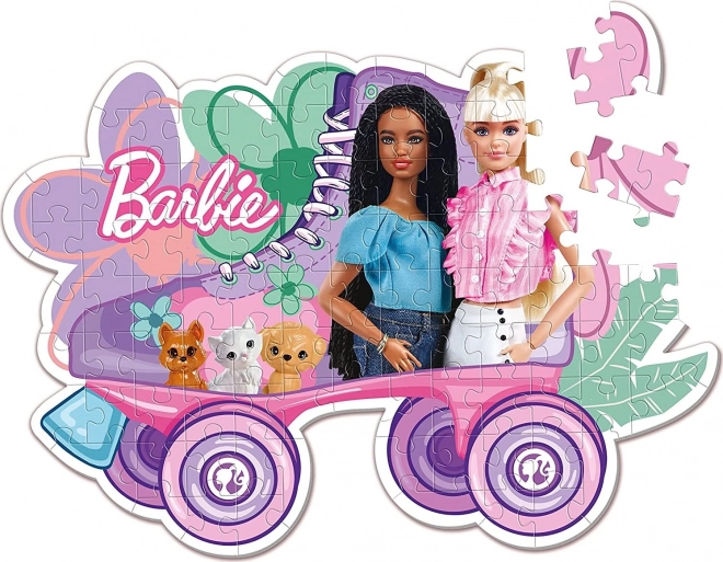 Clementoni Outline Puzzle Barbie Skating 104 Pieces