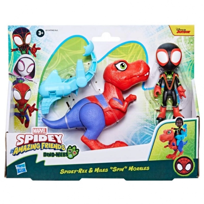 Spider-Man and Friends Dinosaur Action Figure Set