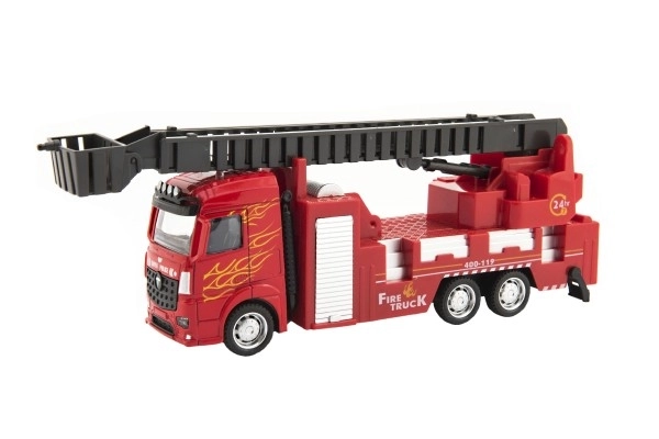 Fire Engine Toy Cars 21-23cm with Pullback Mechanism