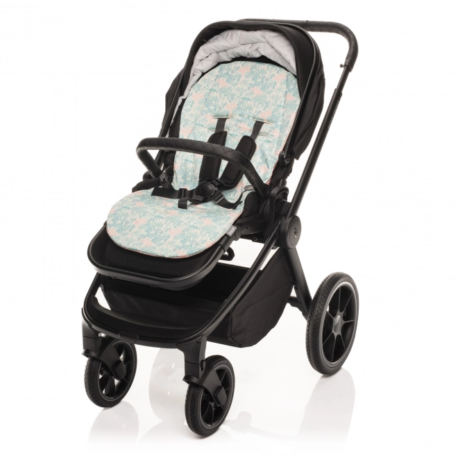 Memory Foam Comfort Stroller Pad - Jungle Pink