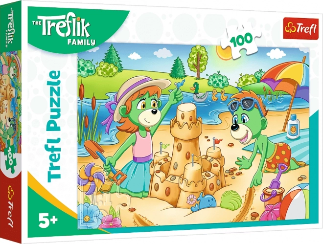 Trefl Kids Puzzle: Treflíci Day 100 Pieces