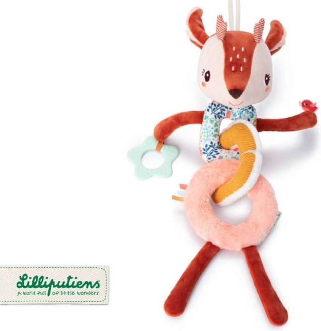 Lilliputiens active sensory stroller chain – doe Stella 6 m+