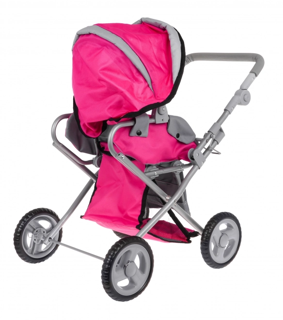 Pink 2-in-1 Doll Stroller