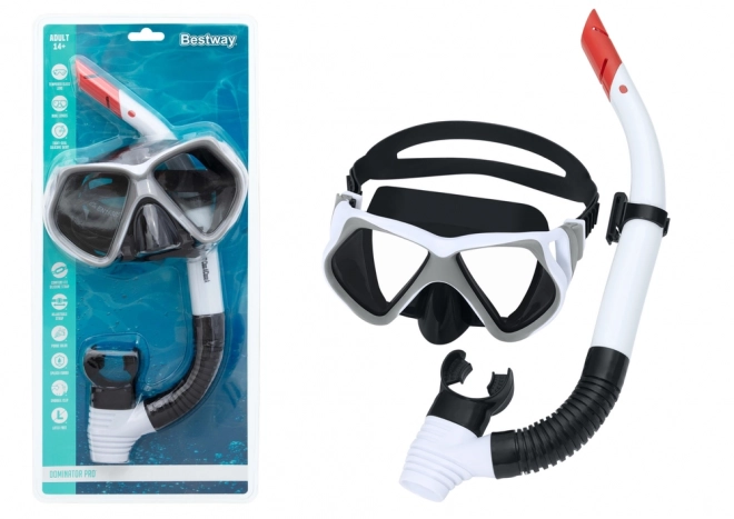 White Diving Set with Mask and Snorkel