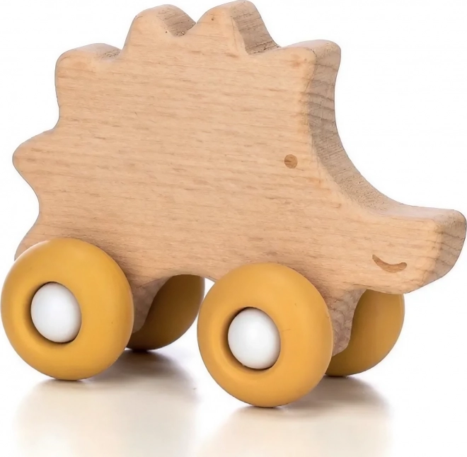 Wooden Rolling Hedgehog Toy