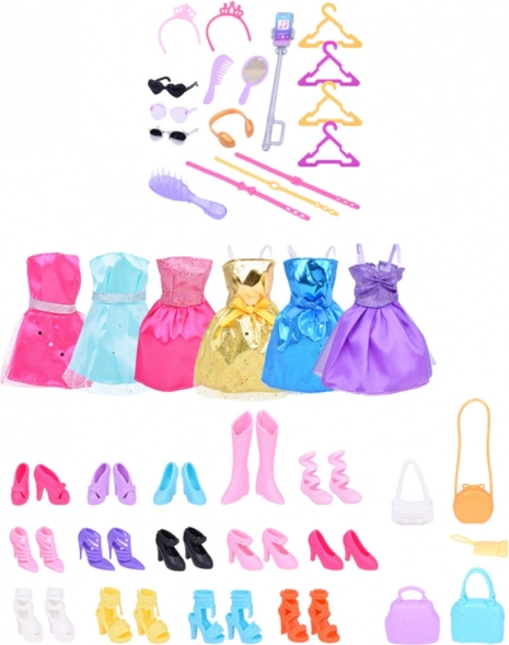 Grote Mode Set Anlily Pop Kleding en Accessoires 65 stuks