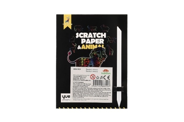 Rainbow Animal Scratch Art Set for Kids