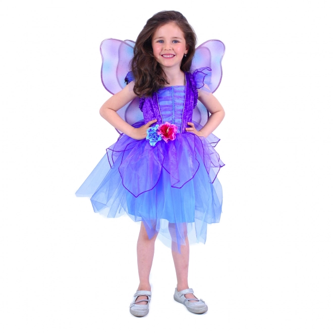 Fairy Violet Costume for Girls with Wings