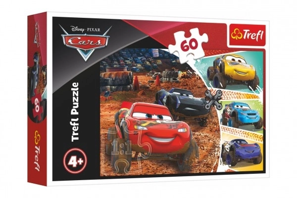 60-piece puzzle cars 3 lightning mcqueen and friends