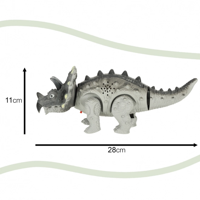 Interactive Triceratops Dinosaur Toy