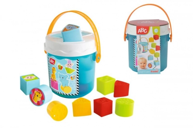 Shape Sorting Cube Bucket