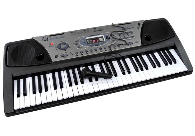 Keyboard with Microphone and Power Adapter