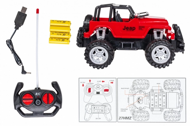 Rc Rock Crawler Red