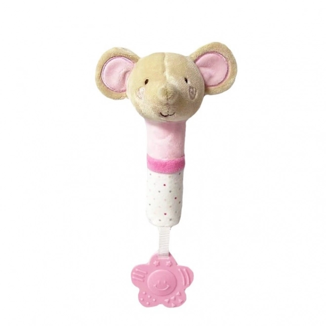 Sound Toy Mouse 17 cm Beige