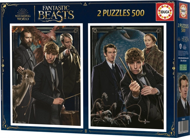 EDUCA Puzzle Fantastic Beasts 2x500 Pieces