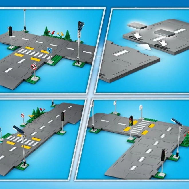 Lego City Road Plates Set