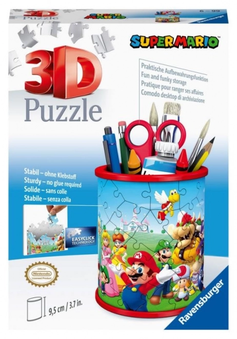 3D Puzzle Organizer Super Mario