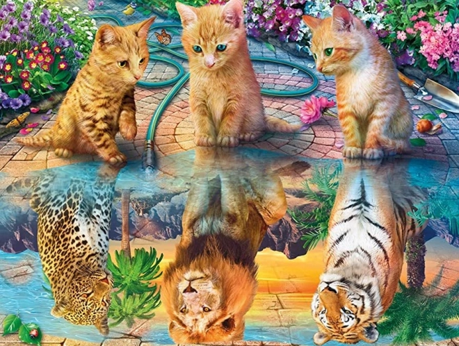 Creative Diamond Painting Kit Cat Dreams 30x40cm