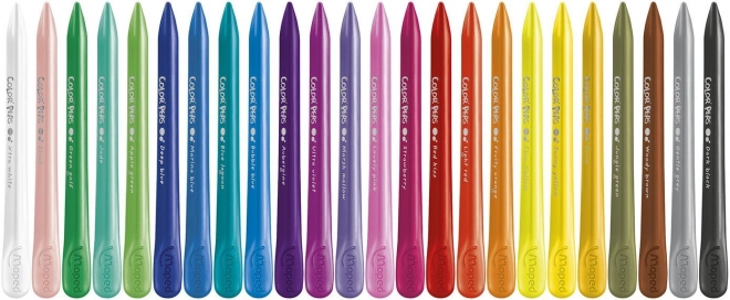 Triangular Plastic Crayons Color'Peps PlastiClean by Maped