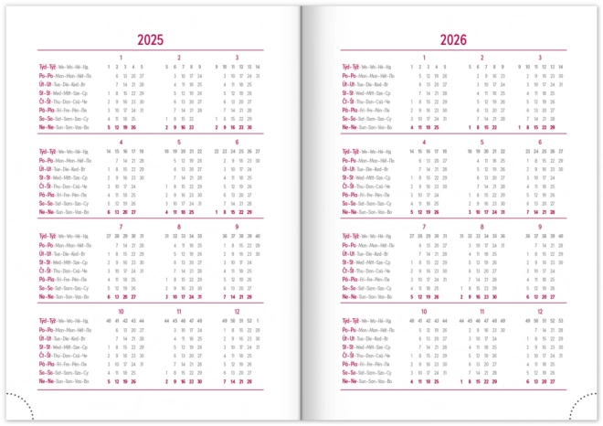 Aprint Top Daily Planner 2025 - Petrol