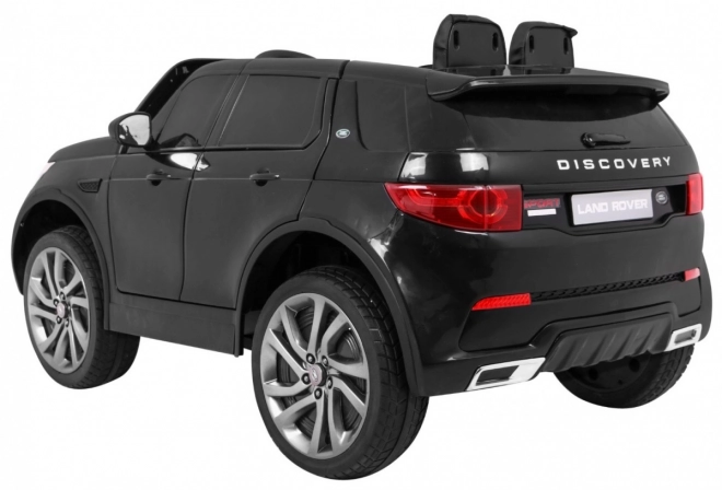 Land Rover Discovery for kids black + Remote control + 5-point safety belts + Seat adjustment + EVA + MP3 LED