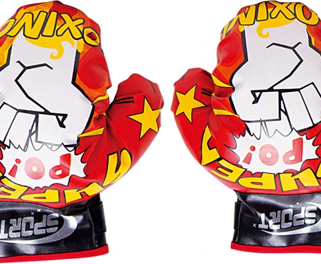 Guantoni da boxe Rosso-Bianchi