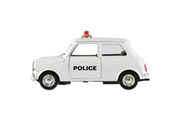 Retro Police Car Toy with Light 11cm